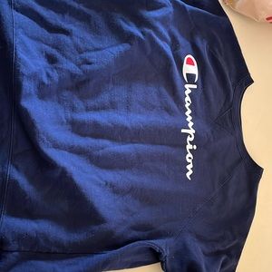 Dark Blue Champion Crewneck